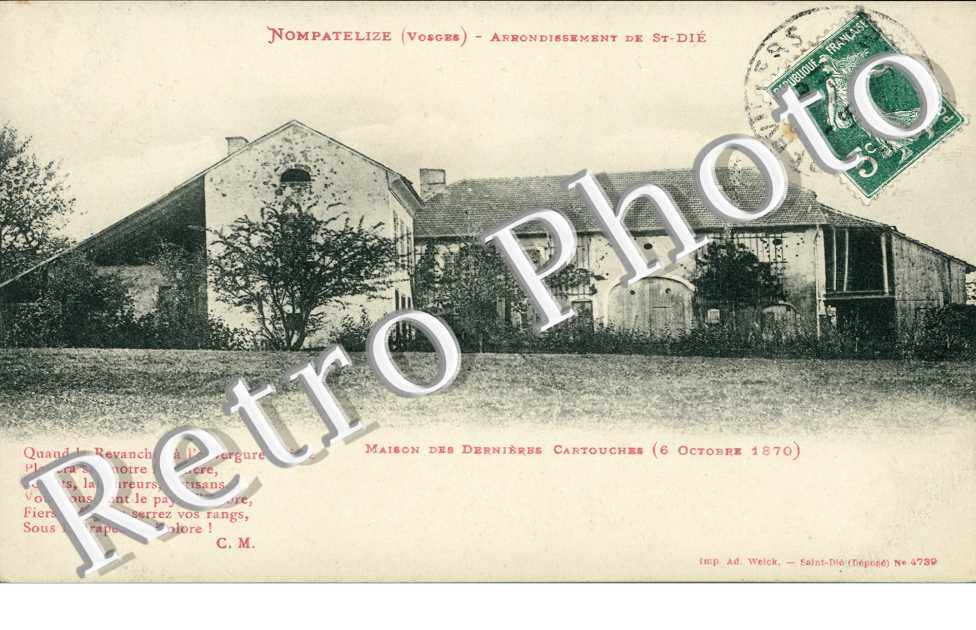 la Maison des Dernieres Cartouches, le 6 Octobre 1870
