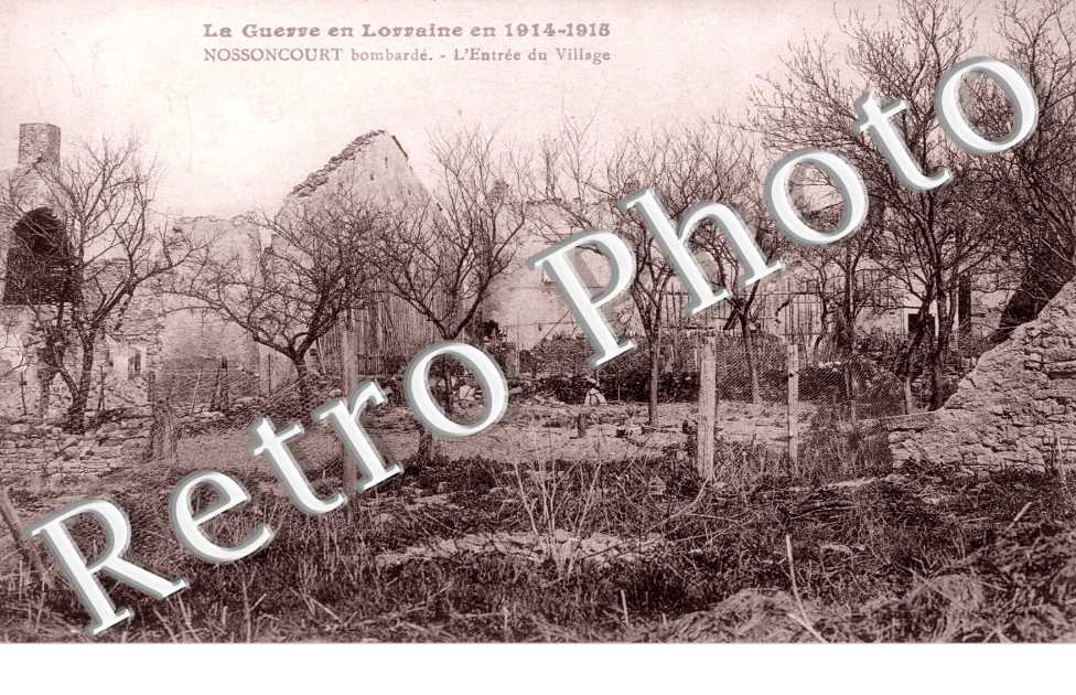 Entree du Village bombarde