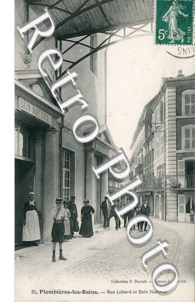 la Rue de la Gare et le Bain National