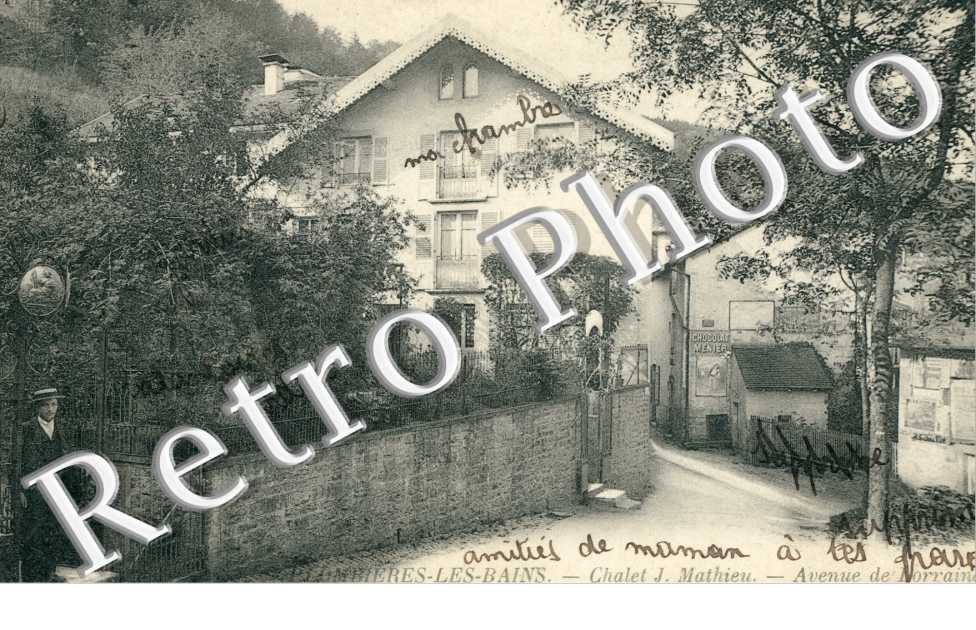 Chalet J. Mathieu et Avenue de Lorraine