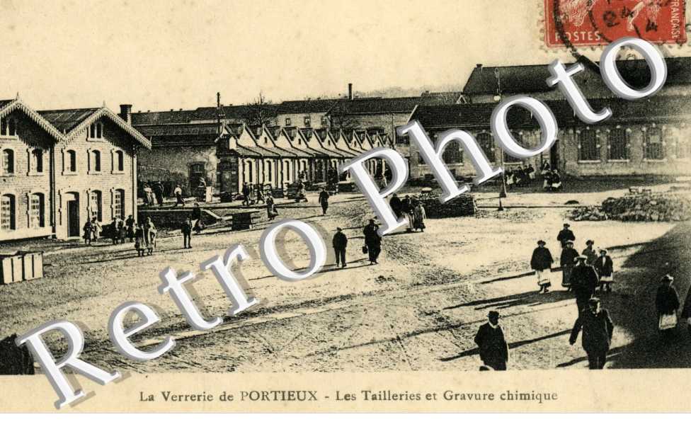 la Verrerie de Portieux Les tailleries et gravure chimique