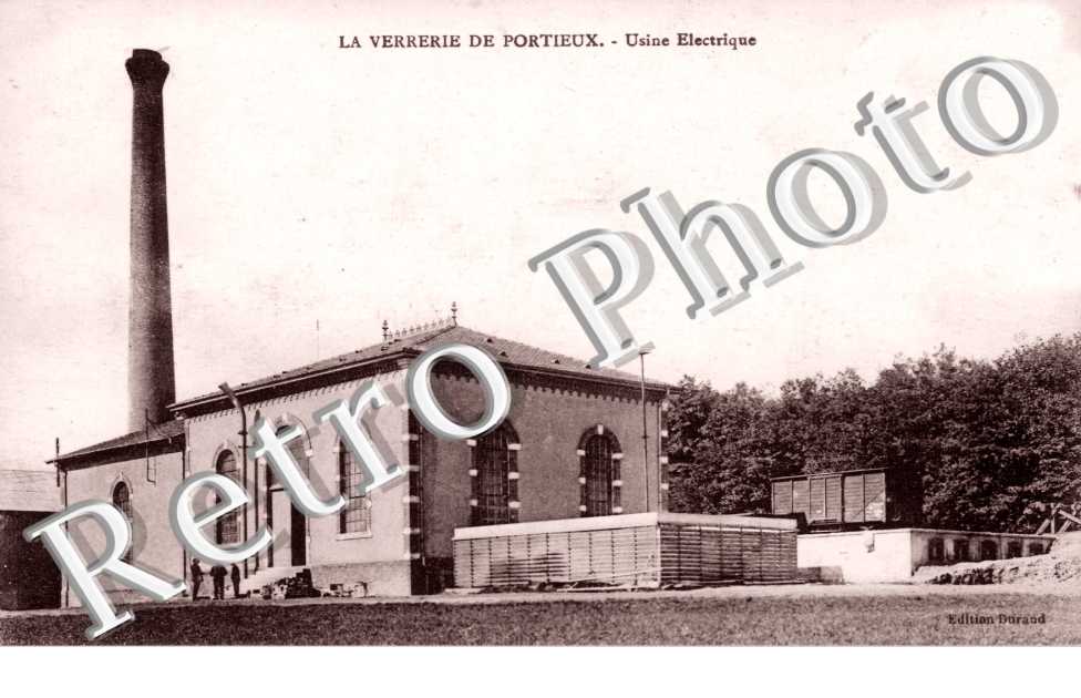 la Verrerie de Portieux, Usine Electrique