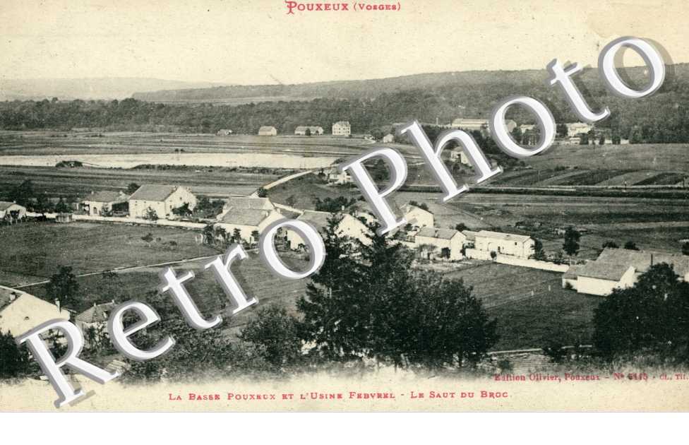 La Basse Pouxeux et l'Usine Febvrel, le Saut du Broc