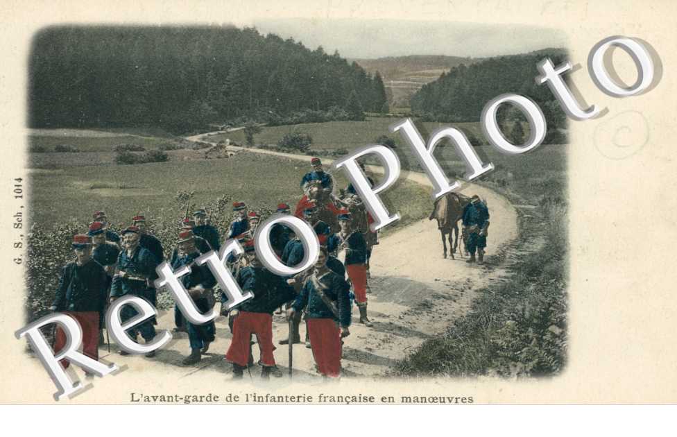 l'Avant garde de l'Infanterie Francaise en Manoeuvres