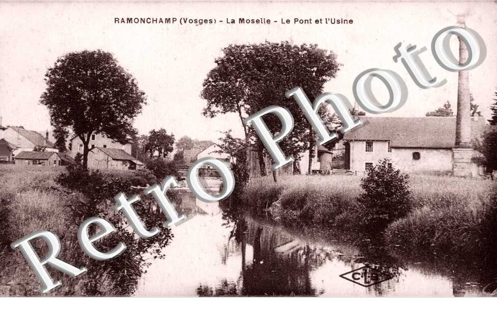 La Moselle, le Pont et l'Usine