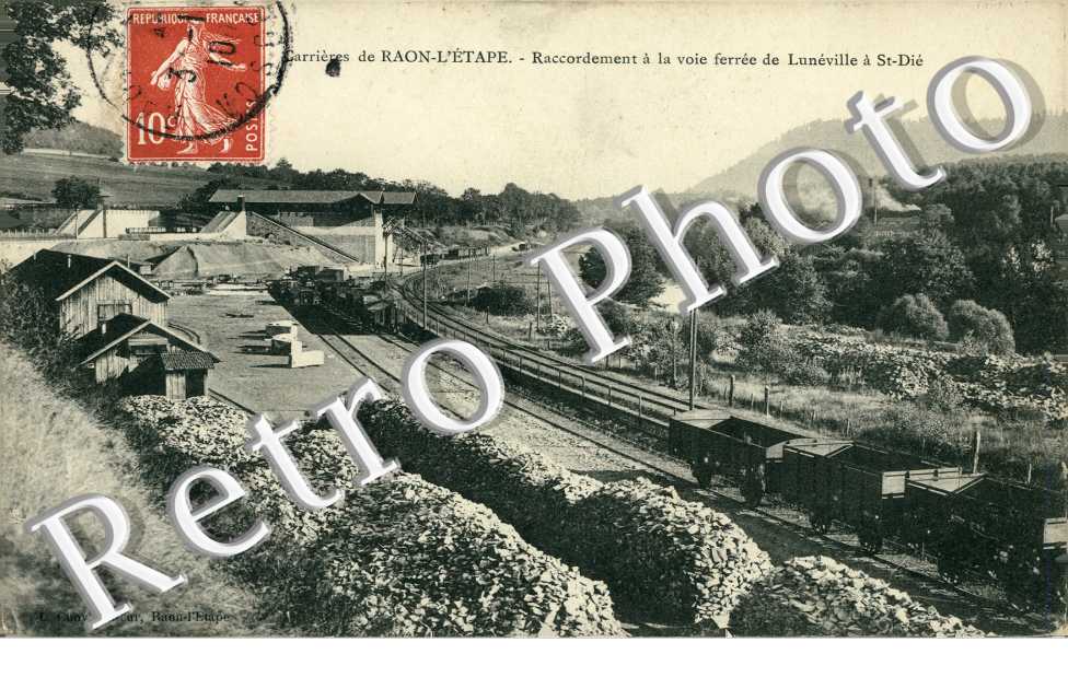 Raccordement a la voie ferree de Luneville a St Die