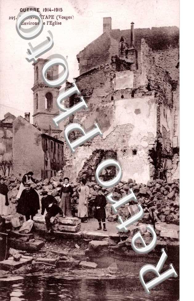 Environs de l'Eglise apres la Guerre