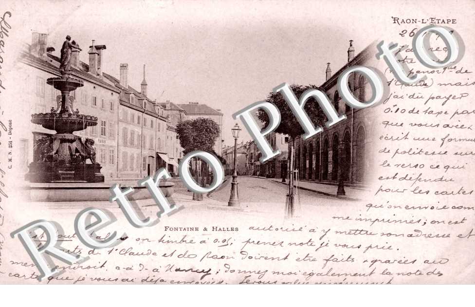 Fontaine et Halles