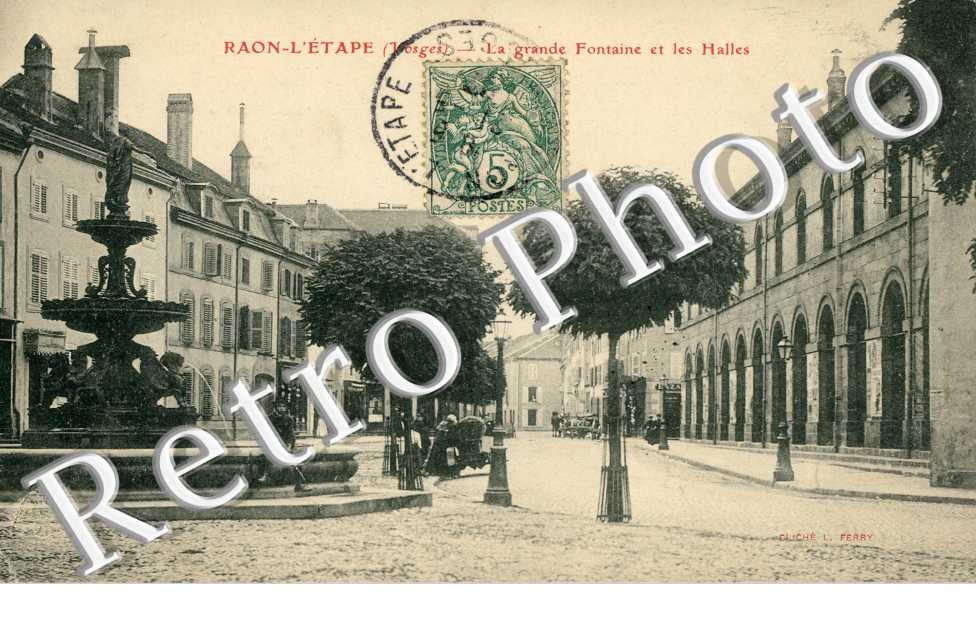 la Grande Fontaine et les Halles