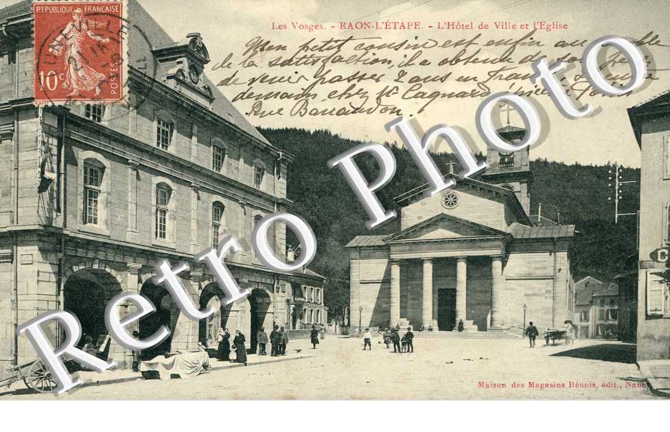 Hotel de ville et l'eglise