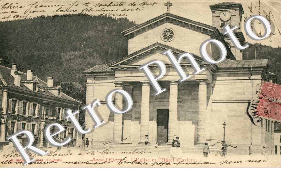 l'eglise et l'hotel Claviere