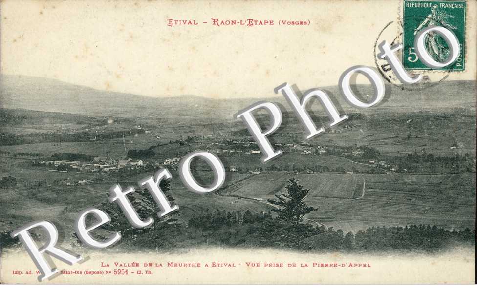 la vallee de la Meurthe a Etival