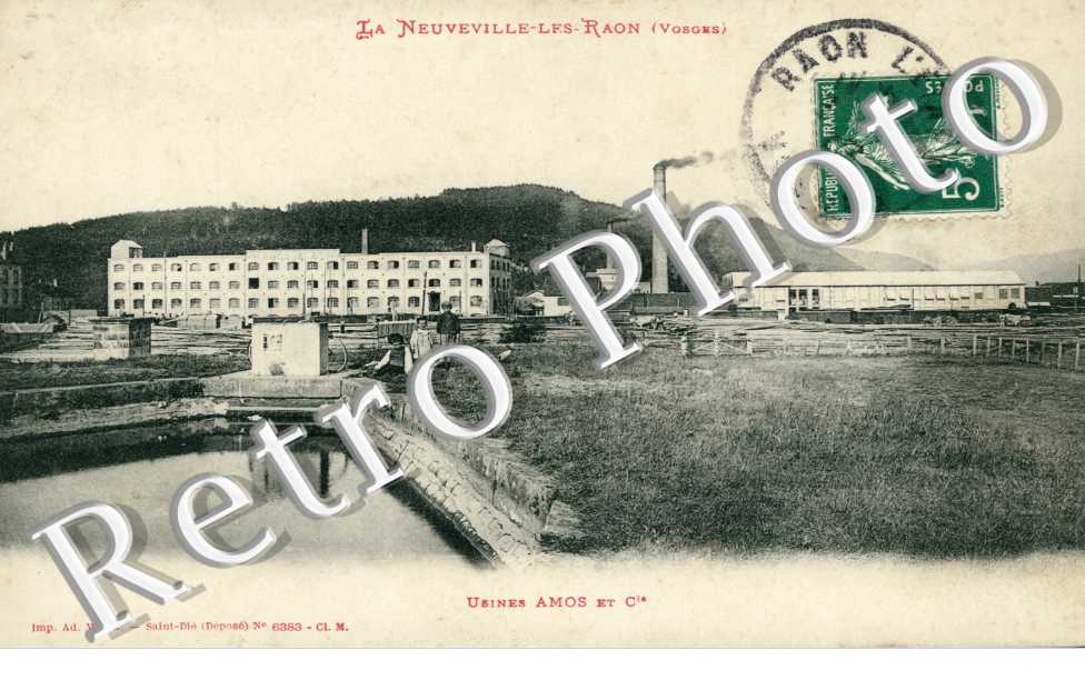 la Neuveville-les-Raon, Usines Amos et Compagnie