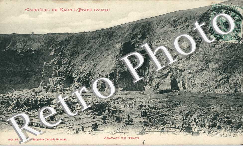 Carrieres, Abbatage du Trapp