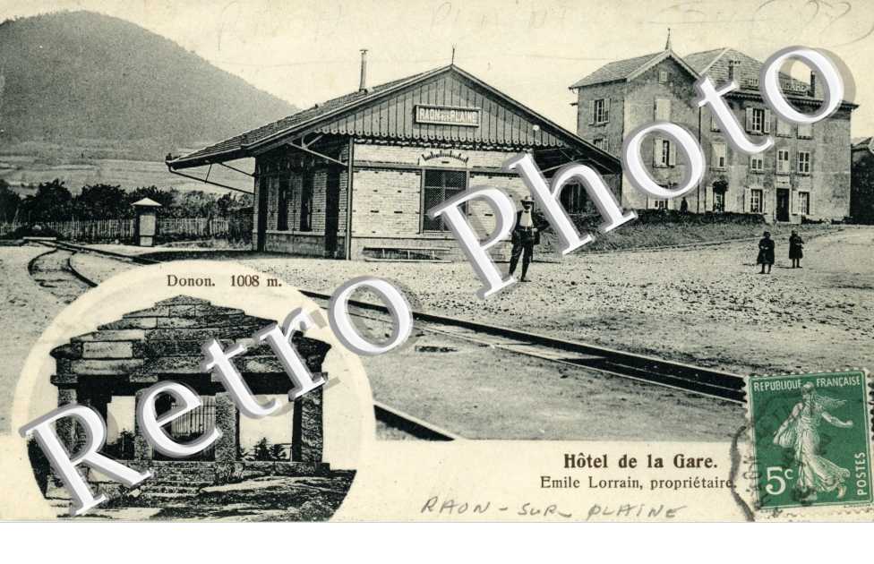 Hotel de la gare - Emile Lorrain proprietaire