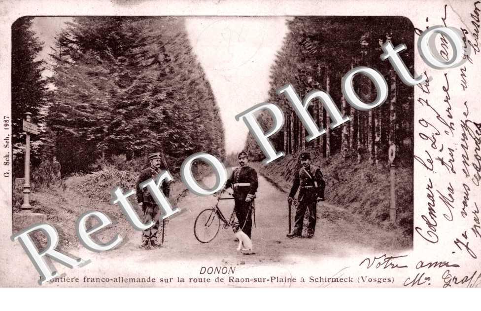 Frontiere Franco allemande a Schrimeck