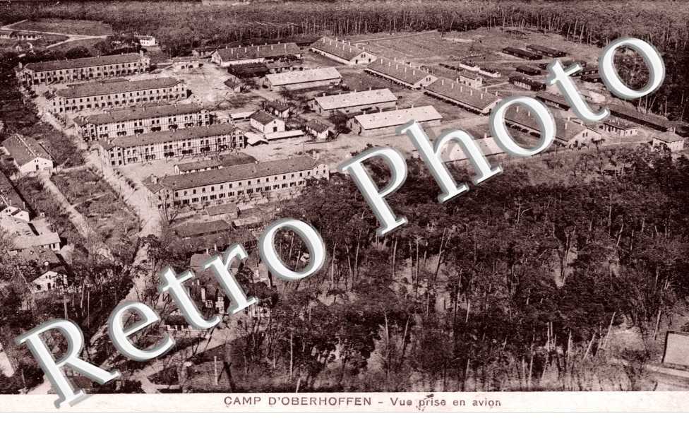 Vue prise en avion, Camp d'Oberhoffen