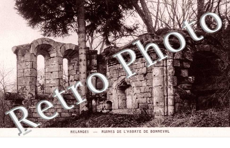 Ruines de l'abbaye de Bonneval