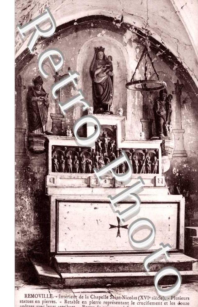 Interieur de la chapelle Saint-Nicolas