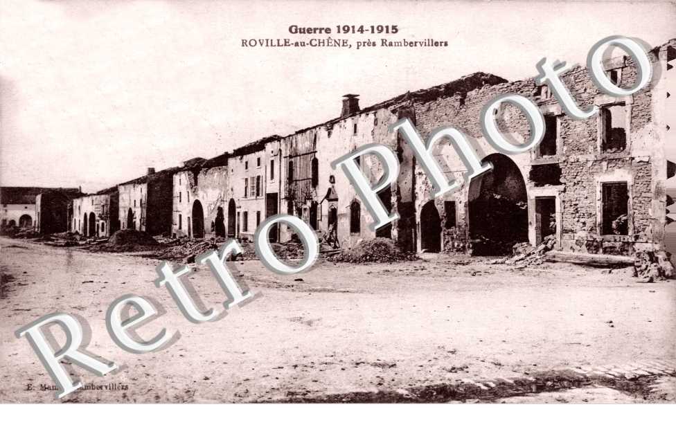 (une rue detruite)
