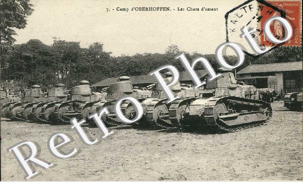 les Chars d'assaut, Camp d'Oberhoffen