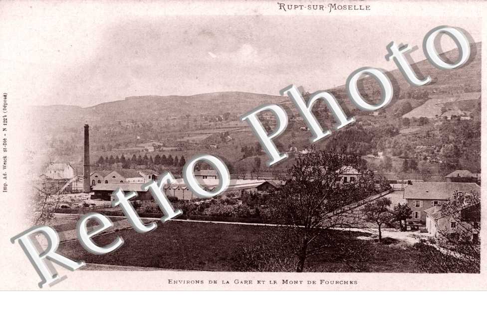 environs de la Gare et le Mont de Fourches