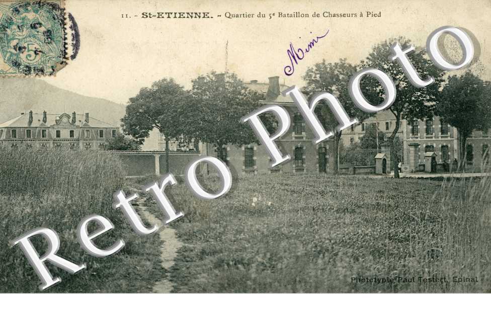Quartier du 5eme Bataillon de Chasseurs a Pied