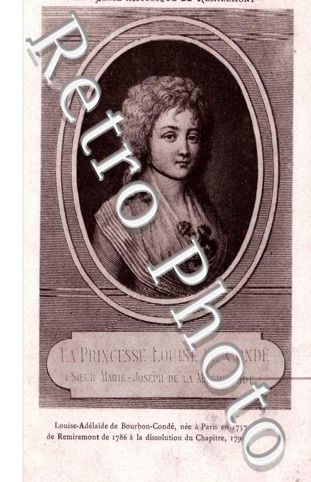 Louise Adelaide de Bourbon Conde - Abbesse de Remiremont de 1786 a la dissolution du chapitre, 1790