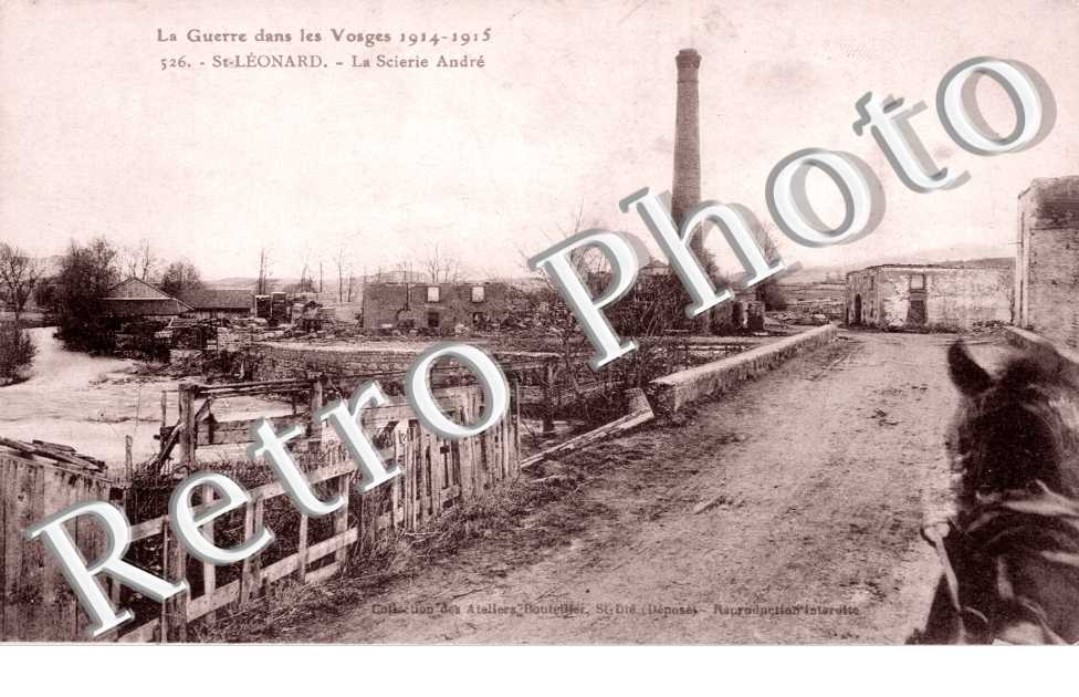 Guerre 1914-1918 - scierie Andre e