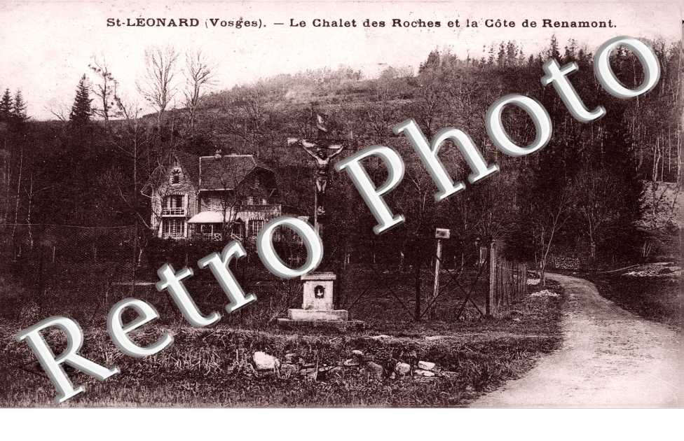 Le chalet des Roches et la cote de Renamont