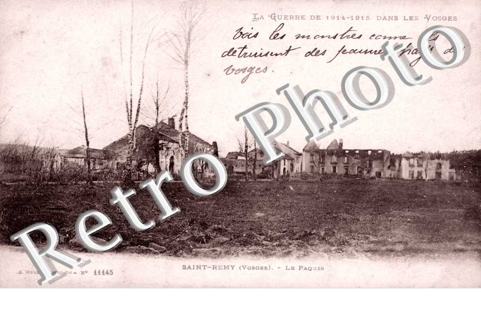 Le Paquis - guerre 1914-15