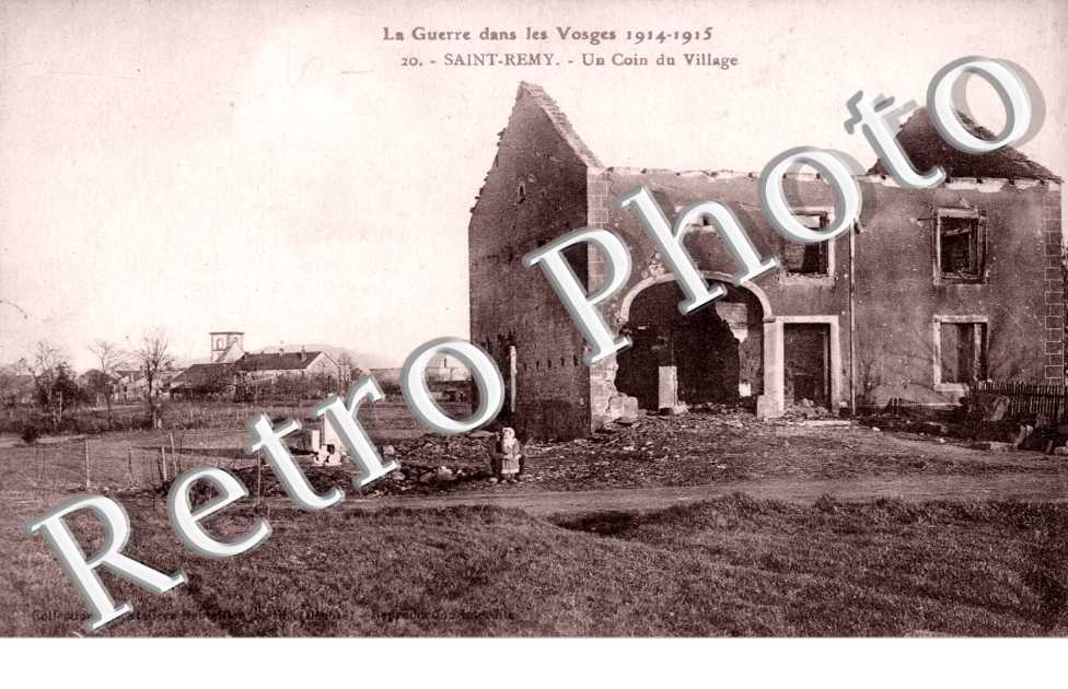 Un coin du village - guerre 1914-15