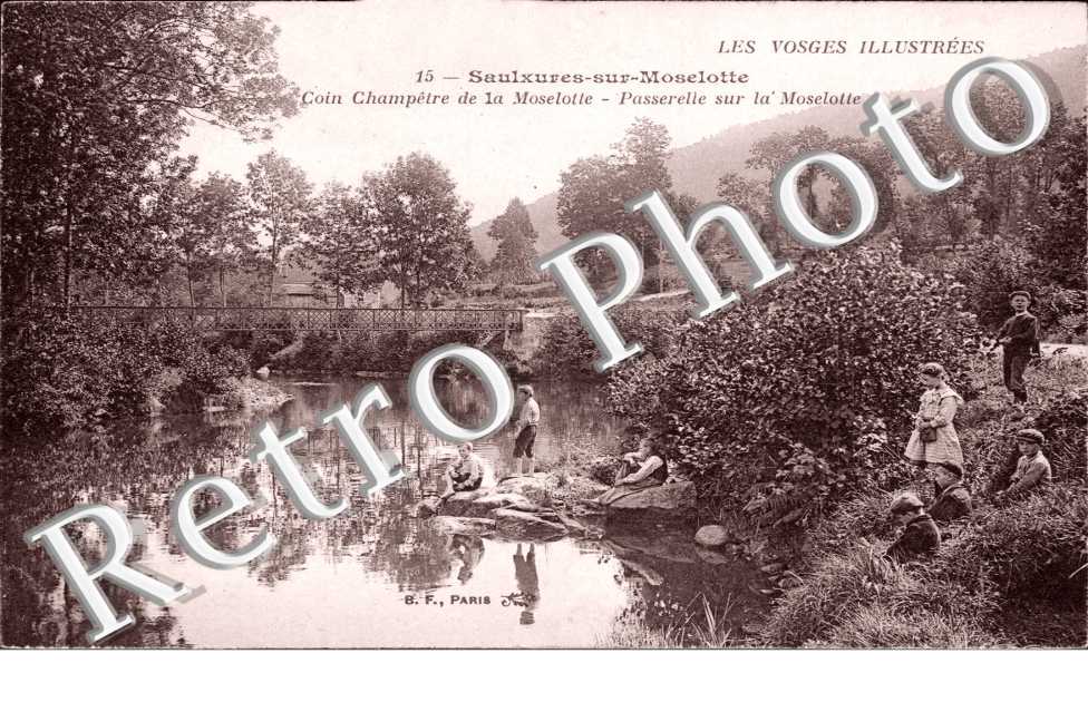 Passerelle sur la Moselotte