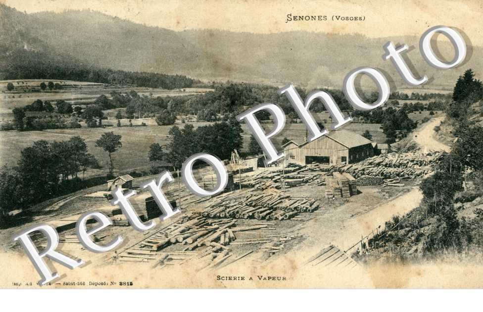 Scierie a vapeur