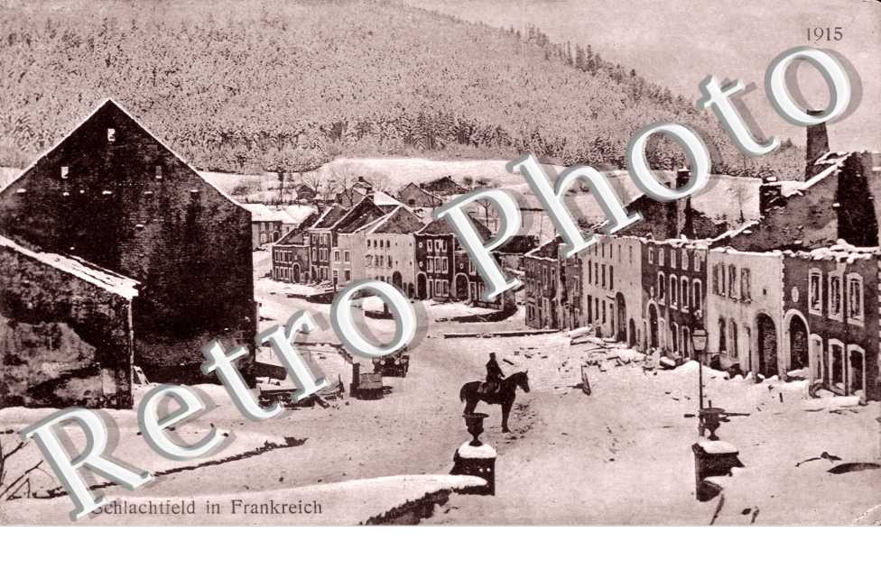 Schlachtfeld in Frankreich 1915