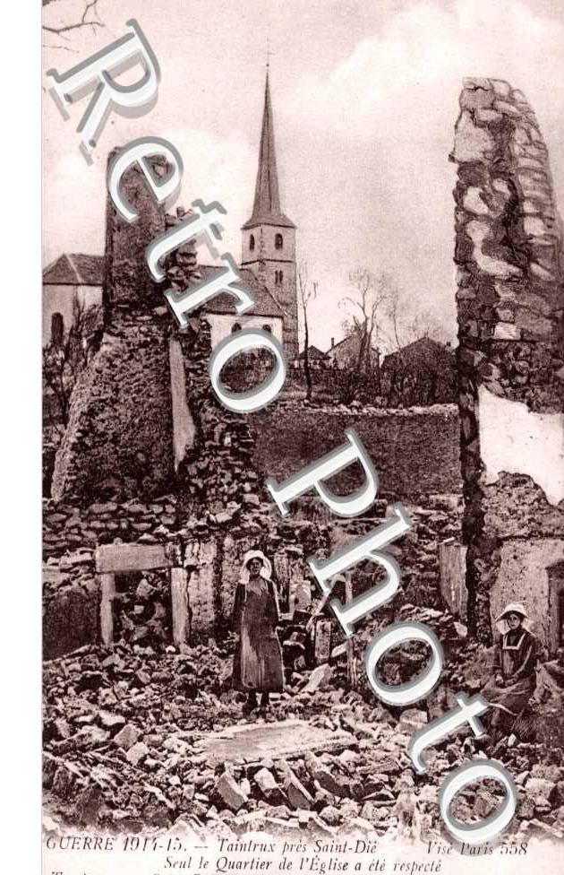 Quartier de l'eglise - guerre 1914-15