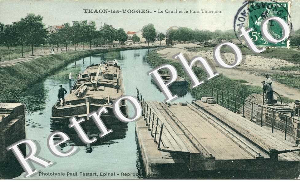le canal et le pont tournant