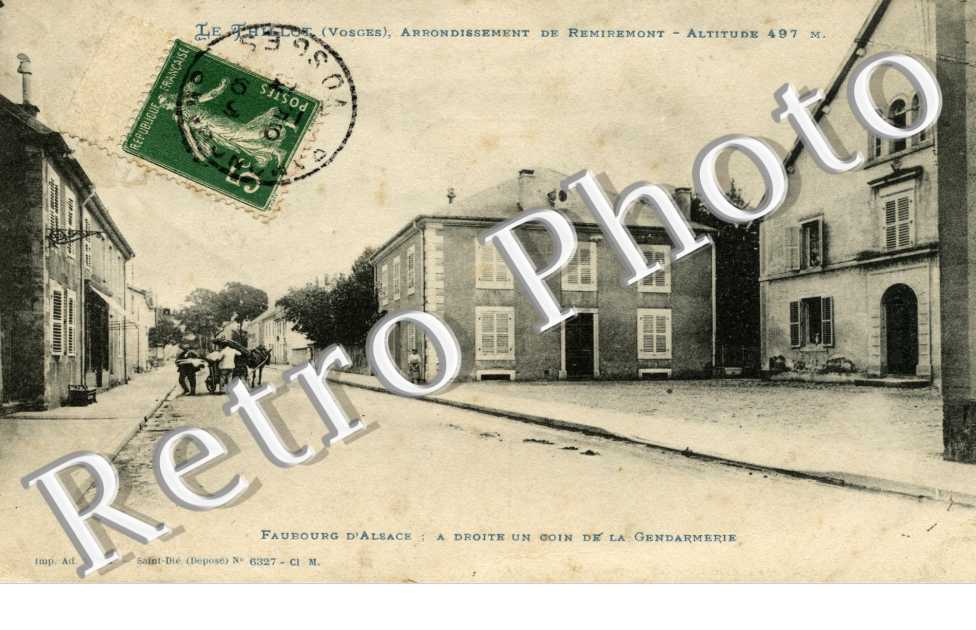 Faubourg d'Alsace et un coin de la Gendarmerie
