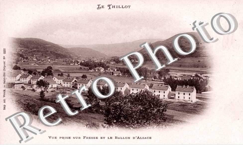 vue prise sur fresse et le ballon d'alsace