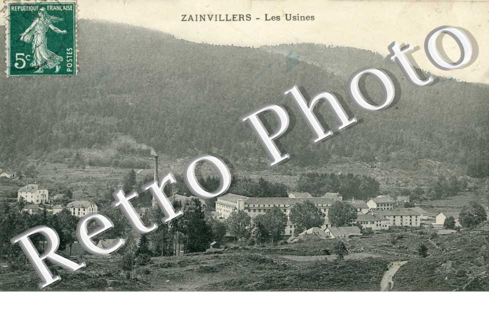 Zainvillers, les Usines