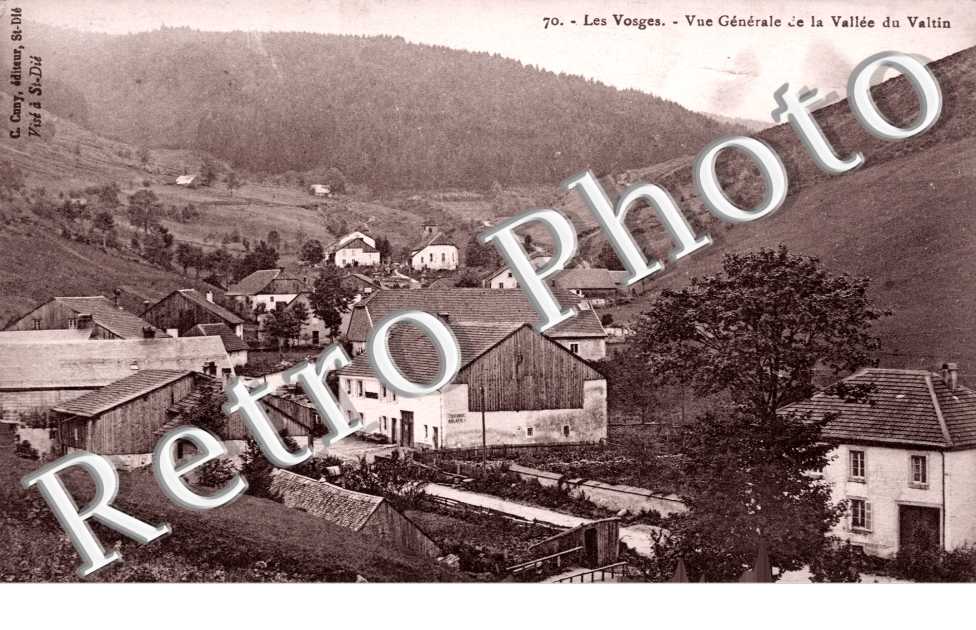 Vue generale de la vallee du Valtin