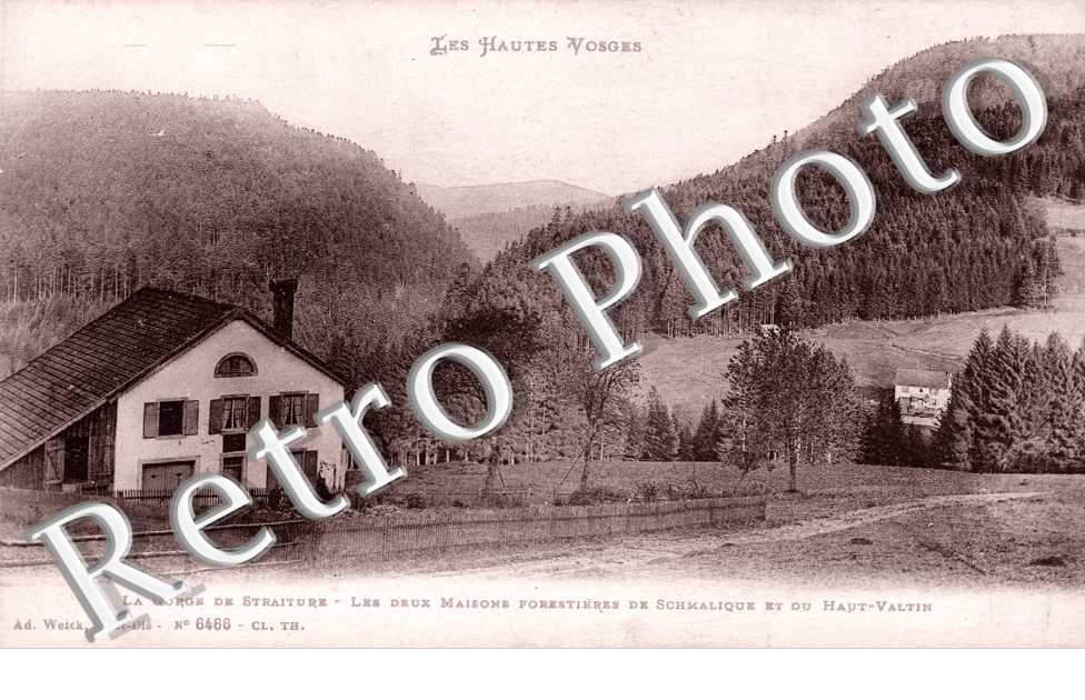 La Gorge de Straiture, les deux maisons forestieres de Schmalique et du Haut Valtin