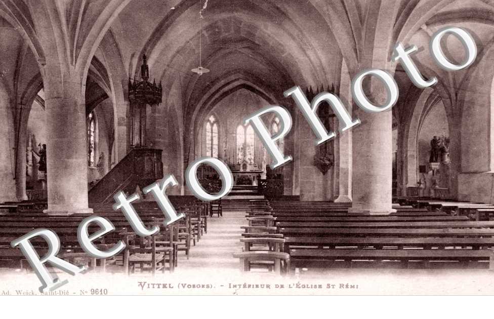 Interieur de l'eglise Saint remi