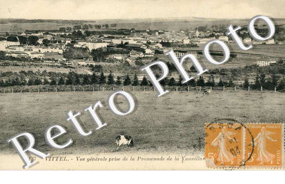 vue generale prise de la promenade de la vauvillarde