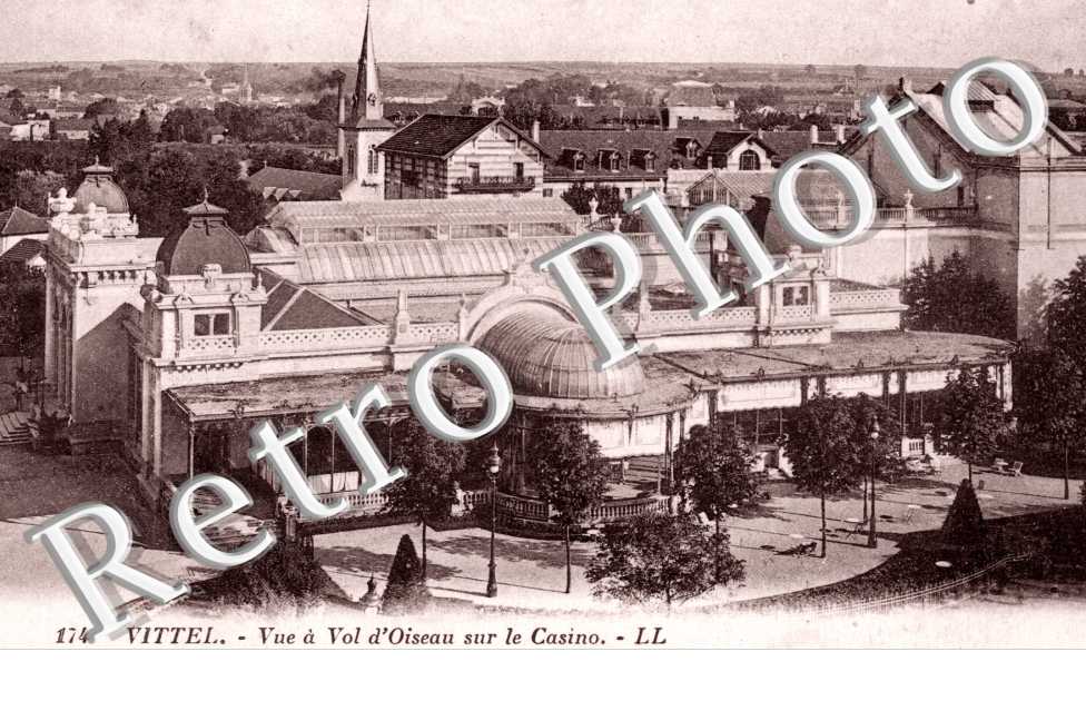 vue a vol d'oiseau sur le Casino