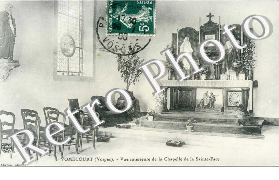 vue interieure de la chapelle de la Sainte Face