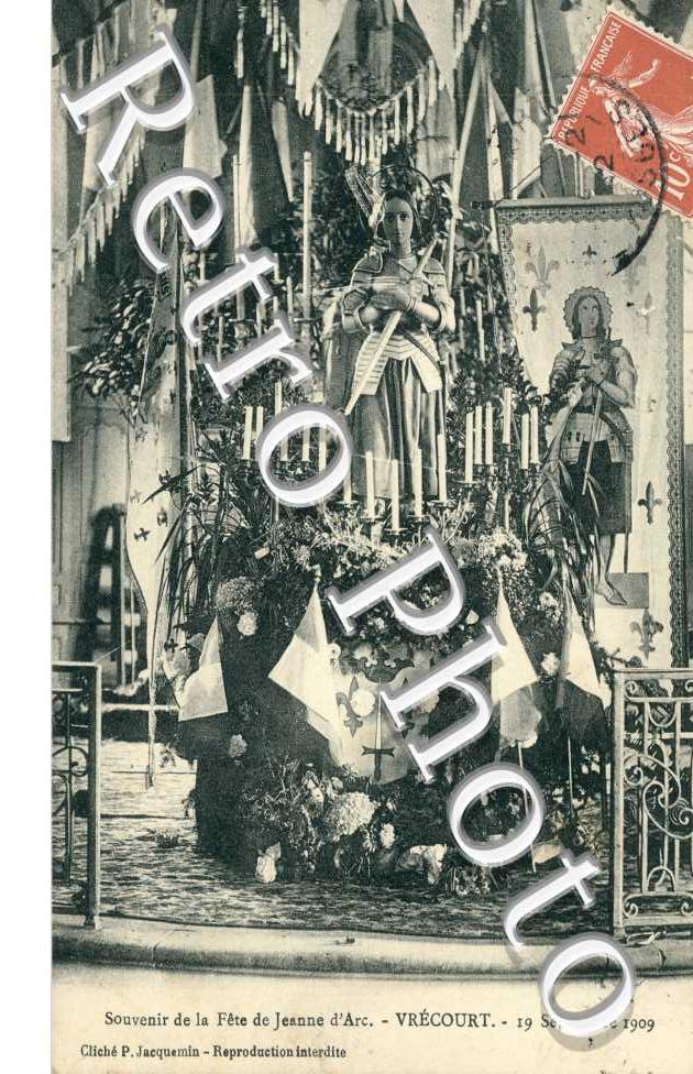 Interieur de l'eglise, fete de jeanne d'arc 1909