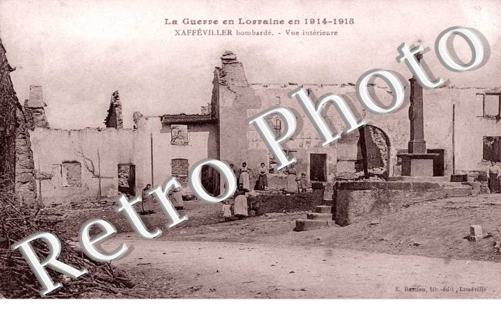 Vue interieure du Village bombarde