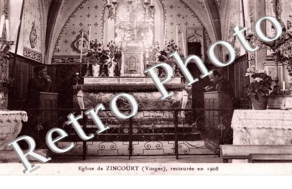 Interieur de l'Eglise restauree en 1908