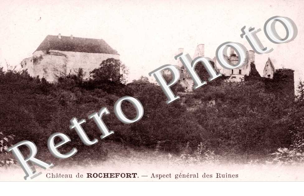 le Chateau de Rochefort, Aspect General des Ruines